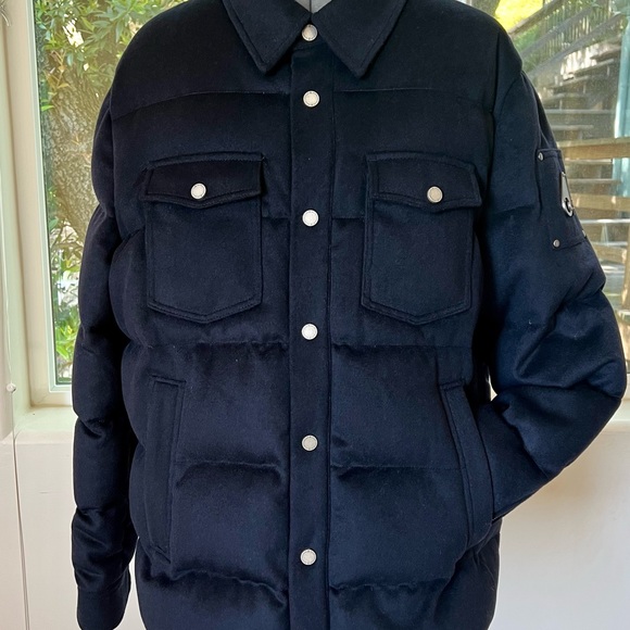 BNWT Moose Knuckles Westmore Wool-blend Down Jacket - Picture 2 of 16